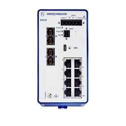 Hirschmann 942 170-999-032 Managed Fast Ethernet Switch 8 x 10/100 Base-TX RJ45 -Port (2) 12-24VDC